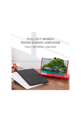 Xindoker Beyaz 10/12 İnç Çekmeli Ekran Büyütecisi - Hd Kalite, Göz Koruma, Radyasyon Engelleme, Açısı Ayarlanabilir Masaüstü Tutucu