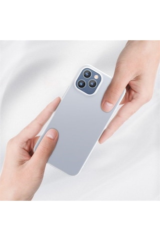 Baseus Apple Uyumlu iPhone 12 Pro Max 6.7 Comfort Ince Seffaf Kilif Matte Pp 464330586