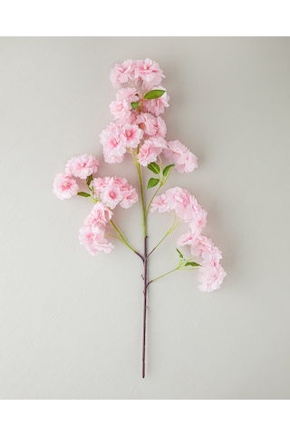 English Home Cherry Branch Tek Dal Yapay Çiçek Koyu Pembe Koyu Pembe