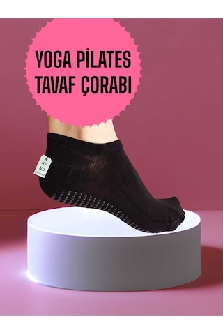 Enefendi 2 Çift Babet Çorap Görünmez Çorap Spor Yoga Pilates Sneakers Kaymaz Silikon Taban 36-40 Krem Siyah Renkli