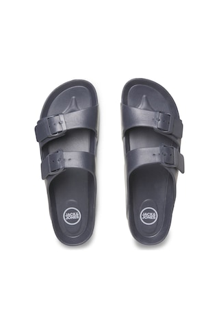 Jack & Jones Ayarlanabilir Tokalı Terlik  12204004 Anthracite Lacivert - Siyah