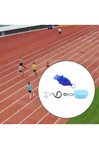 Homyl Spor Düdüğü Hafif Taşınabilir Boyun Askılı Hakemler Koyu Mavi