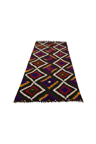 Kilim Antik El Dokuması Yün Antalya Barak Yörük Kilimi 0095 - Yeni - Çok Renkli