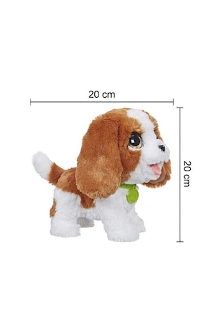Gioc-hi Preziosi Lisanslı Kaka Yapan Haraketli Beslenebilir 20 Cm Yürüyüş Yapan Oyuncak Köpek Çok Renkli