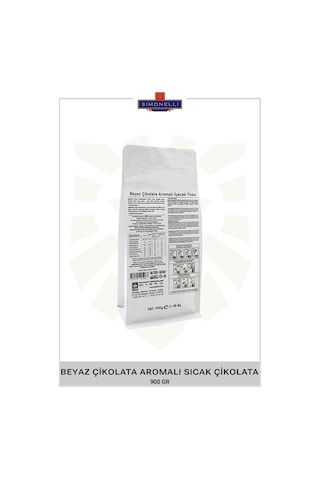 Simonelli Beyaz Çikolata Aromalı Sıcak Çikolata 900 G
