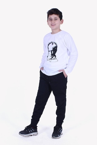 Fyk Kids Atatürk Baskılı Uzun Kollu Alt-üst Çocuk Takım Çok Renkli