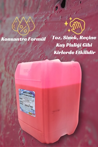 Pembe Renkli Oto Yıkama Köpüğü, 20 Kg Pembe Köpük Oto Yıkama