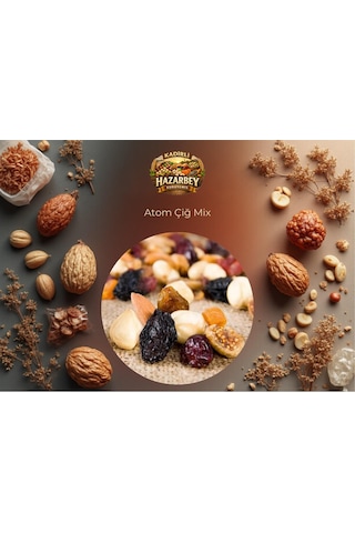 Kadirlihazarbey Atom Çiğ Karışık Kuruyemiş 100 G