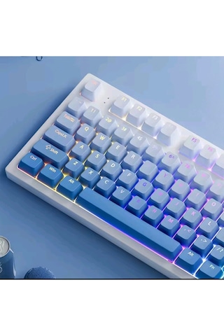 Gradient Mekanik Klavye Oem Profil Rgb Tuş Takımı Pbt