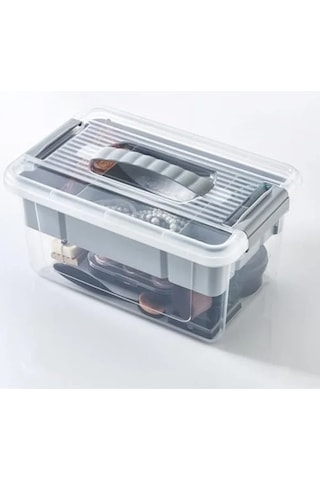 Bölmeli Katlı Plastik Organizer, Makyaj Düzenleyici Kutu 100