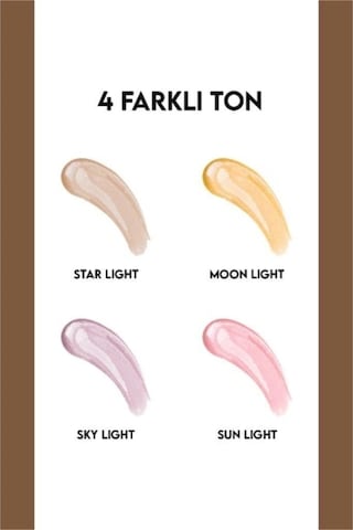 4'lü Likit Highlighter Aydınlatıcı Seti