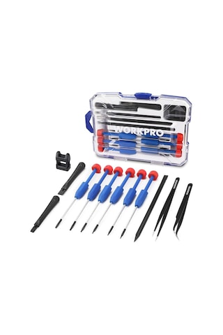 Wp200531 Hassas Tornavida Seti, 12 Parça, Cr-v Çelik, Torx, Magnetize Aparatlı, Elektronik Onarım