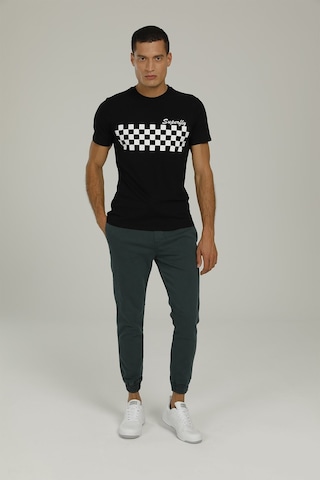 Superfly 22540-Men Tshırt Black Wh Beyaz Erkek Kısa Kol T-Shirt Çok Renkli
