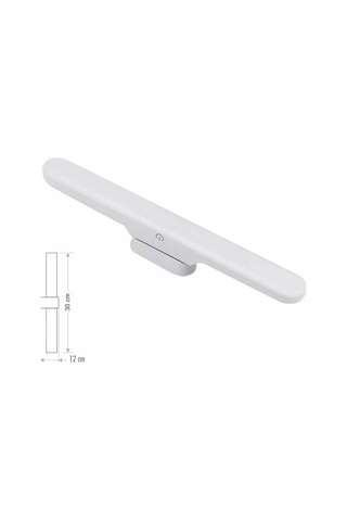 Hitit 3w Şarjlı Led Aplik Dokunmatik 3 Renk Modlu Beyaz 3 Işık