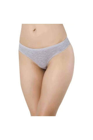 Modenya 4 Adet Süper Eko Set Likralı Kadın Slip Külot Fuşya Gri
