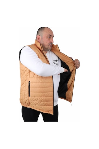 Starbattal Büyük Beden Jessica Su Itici Yelek 22810 Hardal