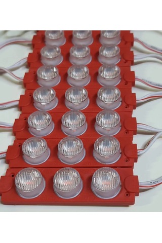 12V Power 3W KIRMIZI Modül Led 5'Lİ