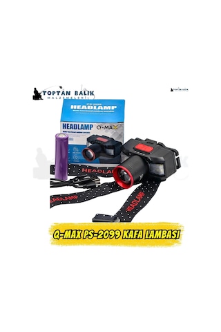 Q-max Ps-2099 1500 Lümen Sensörlü Şarjlı Kafa Lambası Çok Renkli