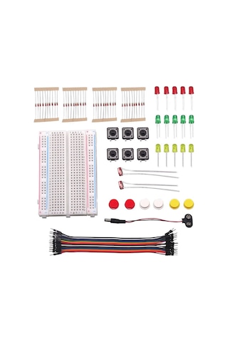 Diyotlab Elektronik Başlangıç Seti Arduino Starter Kit Breadboard Led