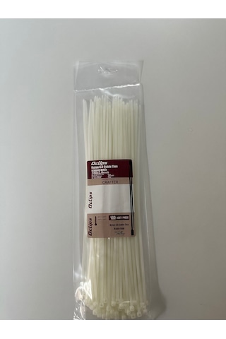 350 X 3,6 Kablo Bağı 100 Adet Beyaz 350 X 3,6 Kablo Bağı 100 Adet Beyaz