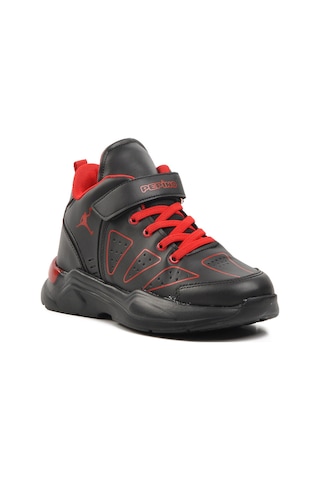 Siyah-kırmızı Çocuk Basketbol Ayakkabısı 1522 F Siyah-kırmızı Siyah - Kırmızı