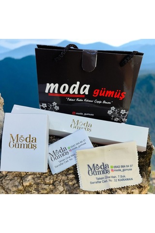 Modagümüşevi 925 Ayar Gümüş 4mm Forse Barlı Erkek Zincir Bileklik Özel Kutulu