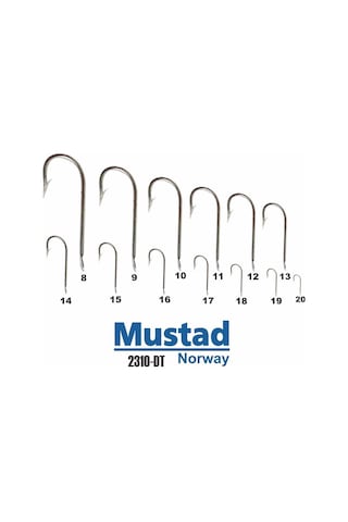 Mustad 2310Dt Olta Iğnesi 100 Ad/Pk Standart-No:12