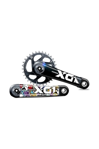 Beyaz Kırmızı Blk Alt-dağ Bisikleti X01 Krank Etiketi Am Dh Krank Çıkartması Bisiklet Çıkartmaları Bisiklet Aksesuarları Kırmızı