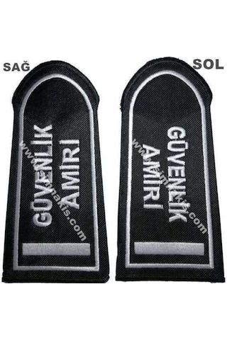 Özel Güvenlik Amiri Apolet Nakış İşleme Peç 1.Çift Özel Güvenlik Amiri Apolet Nakış İşleme Peç 1.Çift