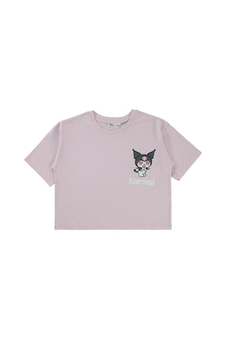 Kuromi 10-13 Yaş Tişört Açık Lila
