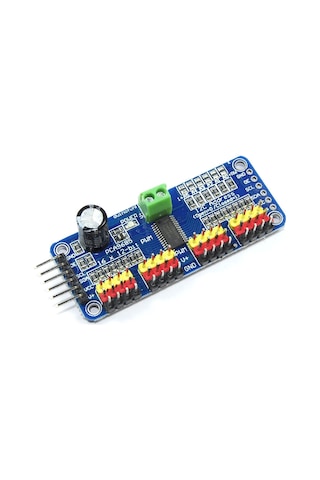 Pca9685 I2C 16 Kanal 12 Bit Pwm Servo Motor Sürücü Devresi