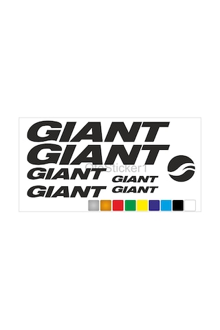 Giant Bisiklet Kadro Sticker Set Premium Kalite