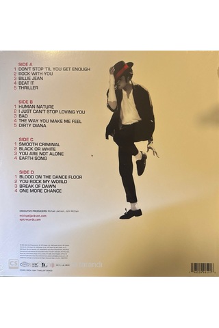 Michael Jackson Number Ones Siyah Plak Double Lp Plak