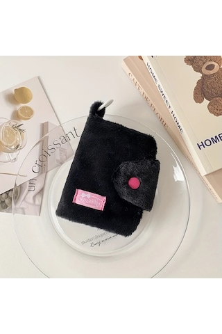 Elmpaly Beyaz Fermuarlı Şık Kız Cüzdanı Anahtarlık Askılı Kelebek Fiyonk Detaylı Hafif