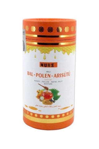 Nurs Bal Polen Arısütü Karışımı Vitamin Mineral Macunu 400 G Nurs Bal Polen Arısütü Karışımı Vitamin Mineral Macunu 400 G