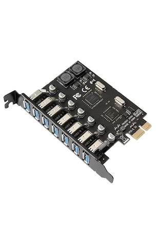 7 Port Usb 3.0 Pci-e Express Kart Hub Çoklayıcı Çoğaltıcı