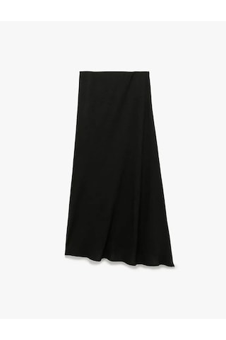 Koton Kloş Midi Siyah Kadın Etek 6wak70097uw Siyah