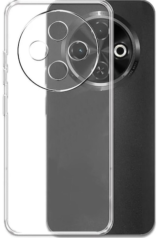 Tecno Spark 30c Kılıf Kamera Korumalı Silikon Şeffaf Arka Kapak