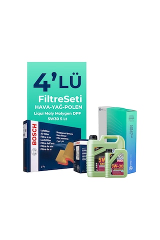 Bosch Mazda Cx-5 2.0 Filtre Bakım Seti Liqui Moly Motor Yağlı (2011-2021) 4 Lü -