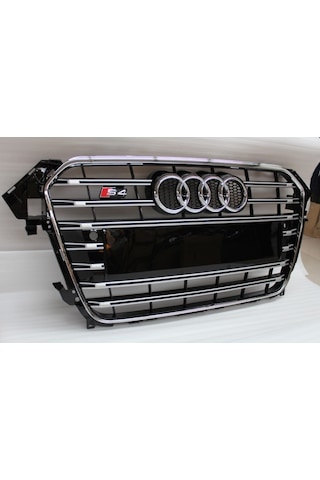 Audi A4 S4 Ön Panjur Komple Siyah 2012-2015 B8 Makyajlı
