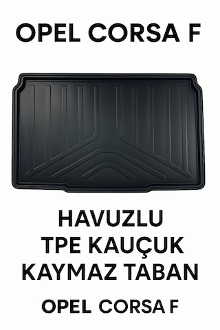 Opel Corsa F Uyumlu 3d Bagaj Havuzu Premium