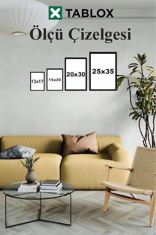 Pembe Düşler, Şehir Ve Doğa 6 Lı Çerçeve Görünümlü Modern Mdf Tablo Seti- Ev Dekorasyonu Çok Renkli - 670299493 Çok Renkli