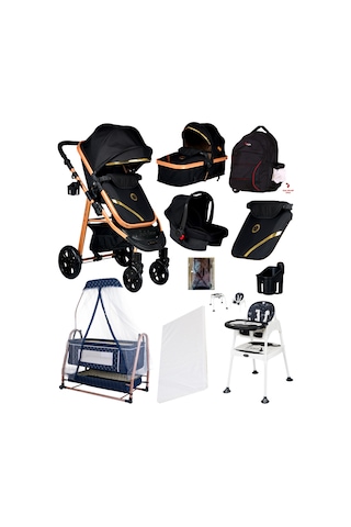Baby Home 8 In 1 Ekonomi Paket 1010 Travel Sistem Bebek Arabası 505 Bebek Sepeti Anne Yanı Beşik Mama Sandalyesi