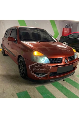 Renault Clio 2 Symbol Hb&sedan 1998-2008 Uyumlu Üniversal H Lip Esnek Ön Lip 2 Parça Karlık Ön Ek 00 Şüscaroto Aksesuar