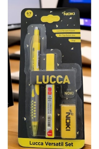 Lucca Mekanik Kurşun Kalem Seti 0.7 Mm Versatil Sarı Renk