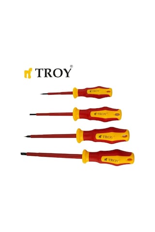 TROY 22311 VDE İzoleli Tornavida Seti, 8 Parça