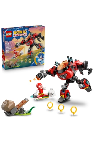 LEGO® Sonic the Hedgehog™ Knuckles, Dr. Eggman’ın Egg Crusher Robotuna Karşı 77005 - 8 Yaş ve Üzeri Çocuklar için Oyuncak Yapım Seti (350P)