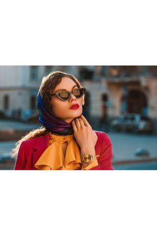Kinary Cat Eye Güneş Gözlüğü Siyah 1010