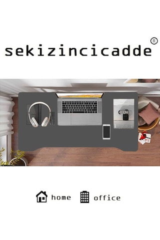 Brody Oyuncu Masası - Antrasit 103x50x80 Yükseklik Ayarlı Antrasit