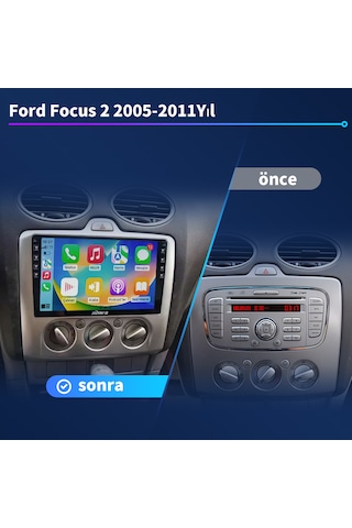 Ford Focus 2 2005-2011yıl 2gb Ram 32gb Rom Multimedya Carplay